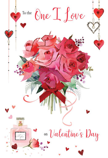 Picture of TO THE ONE I LOVE ON VALENTINES DAY CARD